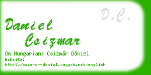 daniel csizmar business card