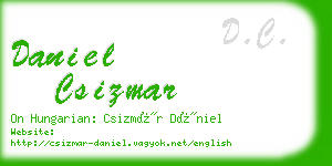 daniel csizmar business card